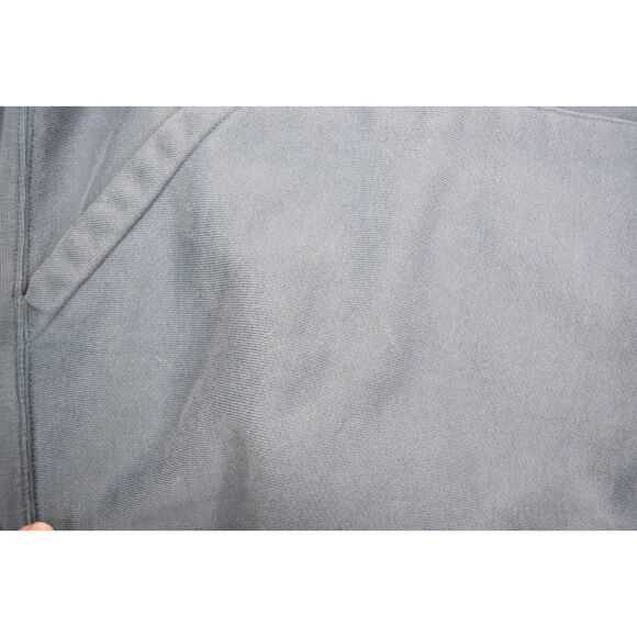 The Black Dog Heavyweight Hoodie Blue Oversized Small - Picture 5 of 8